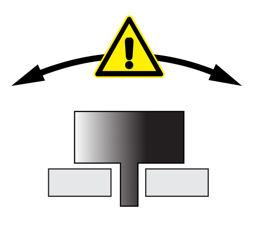 Rocking tubes can break guide pins